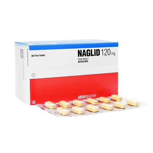 NAGLID (NATEGLINIDE 120mg) Rx NAGLID (NATEGLINIDE 120mg) Rx