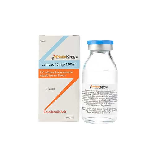 LANICZOL (Zoledronic Acid Injection 5mg/ 100ml) Rx LANICZOL (Zoledronic Acid Injection 5mg/ 100ml) Rx