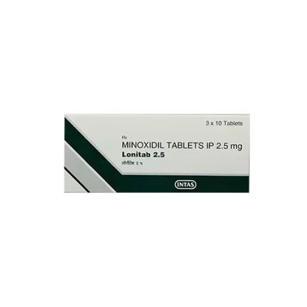 Minoxidil (Lonitab 2.5mg / 5mg /10mg) Rx