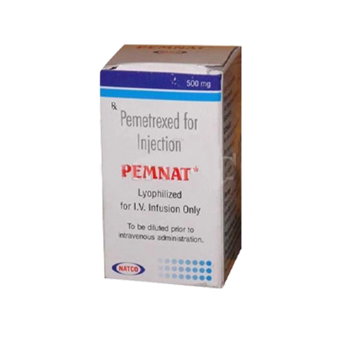 Pemnat (PEMETREXED DISODIUM 500mg) Rx Pemnat (PEMETREXED DISODIUM 500mg) Rx