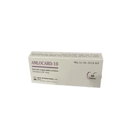 Amlocard (Amlodipine Besilate 10mg / 5mg) Rx