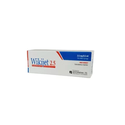Wikijet (Tirzepatide 2.5mg/ 0.5ml / 5mg/ 0.5ml / 7.5mg/ 0.5ml) Rx