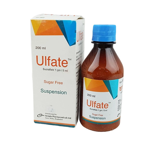 Ulfate (Sucralfate 1gm/ 5ml) Rx Ulfate (Sucralfate 1gm/ 5ml) Rx