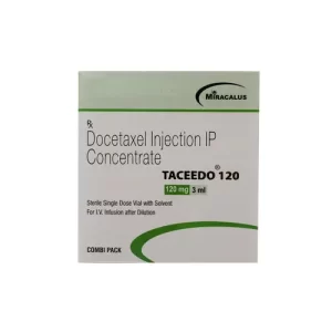 Taceedo (Docetaxel 120mg/3ml / 20mg/ 80mg / 0.5ml/ 2ml) Rx