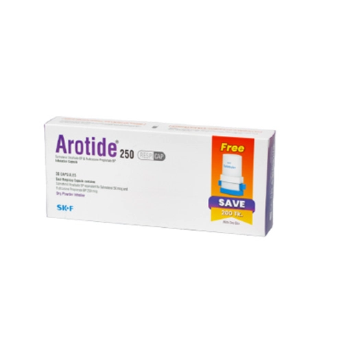 Arotide (Salmeterol + Fluticasone Propionate 50 mcg+250 mcg) Rx Arotide (Salmeterol + Fluticasone Propionate 50 mcg+250 mcg) Rx