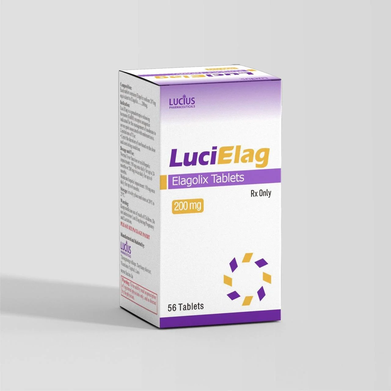 LuciElag (Elagolix 150mg/ 200mg) Rx LuciElag (Elagolix 150mg/ 200mg) Rx